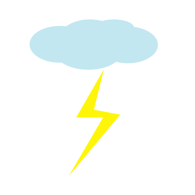 雷｜イナズマ - 挿絵 / クリップアート / 無料 / 家電 / 乗り物 / 動物 / 家具 / イラスト / ダウンロード