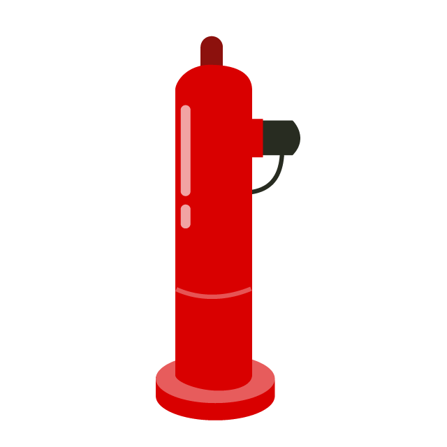 消火栓 - 挿絵 / クリップアート / 無料 / 家電 / 乗り物 / 動物 / 家具 / イラスト / ダウンロード