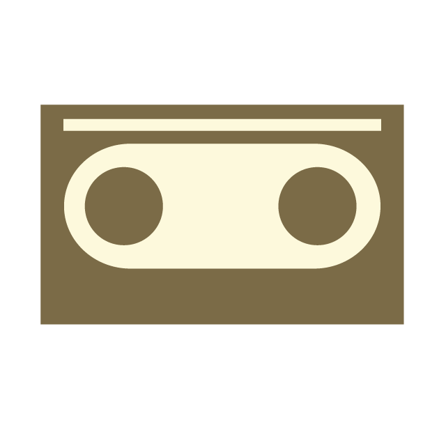 ビデオカセット - 挿絵 / クリップアート / 無料 / 家電 / 乗り物 / 動物 / 家具 / イラスト / ダウンロード