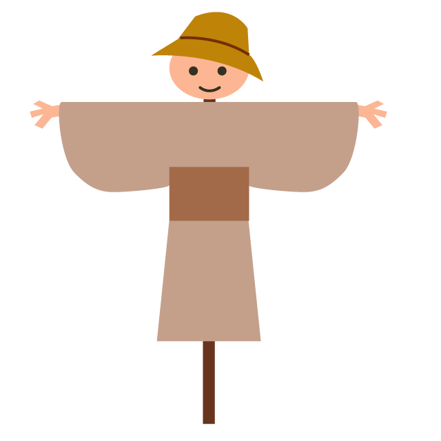 カカシ - 挿絵 / クリップアート / 無料 / 家電 / 乗り物 / 動物 / 家具 / イラスト / ダウンロード