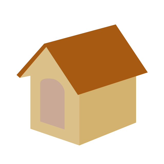 犬小屋 - 挿絵 / クリップアート / 無料 / 家電 / 乗り物 / 動物 / 家具 / イラスト / ダウンロード