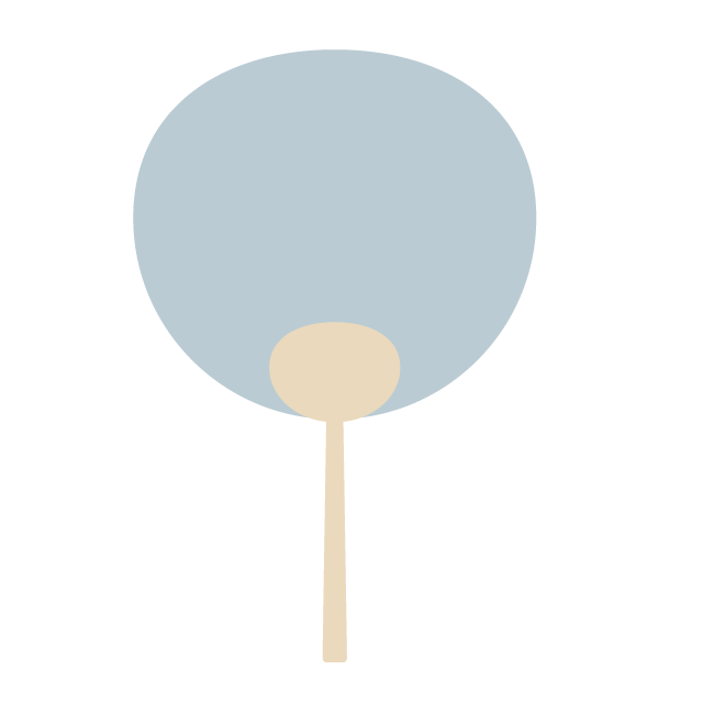 団扇｜うちわ - 挿絵 / クリップアート / 無料 / 家電 / 乗り物 / 動物 / 家具 / イラスト / ダウンロード