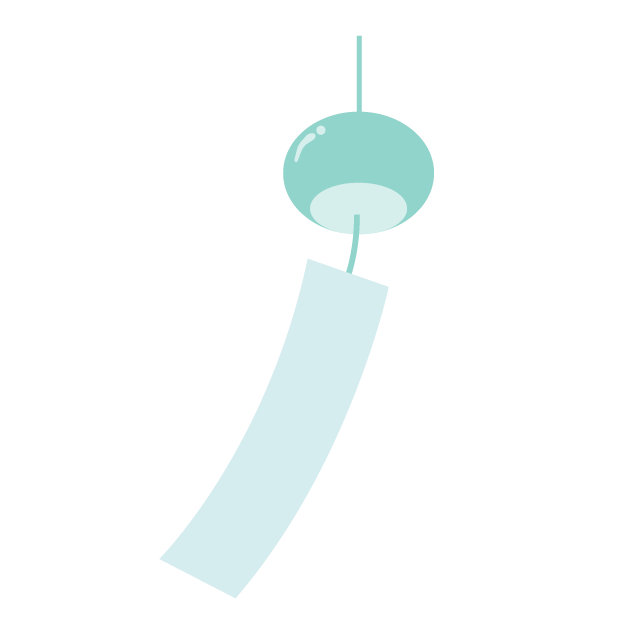 風鈴 - 挿絵 / クリップアート / 無料 / 家電 / 乗り物 / 動物 / 家具 / イラスト / ダウンロード