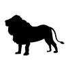 Lion ｜ King of Beasts ――Icon ｜ Illustration ｜ Free Material ｜ Transparent Background