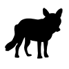 Fox ｜ Fox --Icon ｜ Illustration ｜ Free material ｜ Transparent background