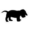 Puppies ｜ Pets ｜ Icons ｜ Illustrations ｜ Free Materials ｜ Transparent Background