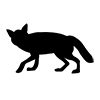 Fox ｜ Fox ｜ Icon ｜ Illustration ｜ Free material ｜ Transparent background