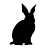 Uragi ｜ Rabbit ｜ Icon ｜ Illustration ｜ Free material ｜ Transparent background