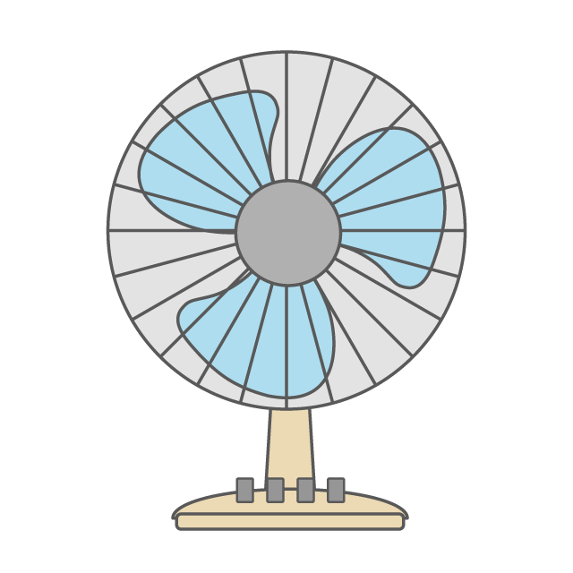 扇風機｜せんぷうき - 挿絵 / クリップアート / 無料 / 家電 / 乗り物 / 動物 / 家具 / イラスト / ダウンロード