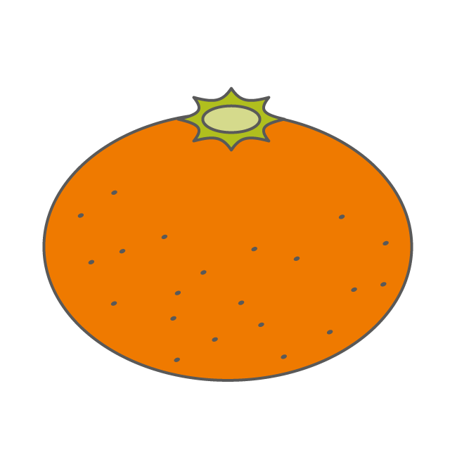 みかん/蜜柑｜オレンジ - 挿絵 / クリップアート / 無料 / 家電 / 乗り物 / 動物 / 家具 / イラスト / ダウンロード