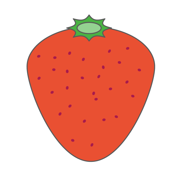 イチゴ/苺｜Strawberry - 挿絵 / クリップアート / 無料 / 家電 / 乗り物 / 動物 / 家具 / イラスト / ダウンロード