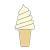 ソフトクリーム｜アイス - クリップアート｜イラスト｜フリー素材