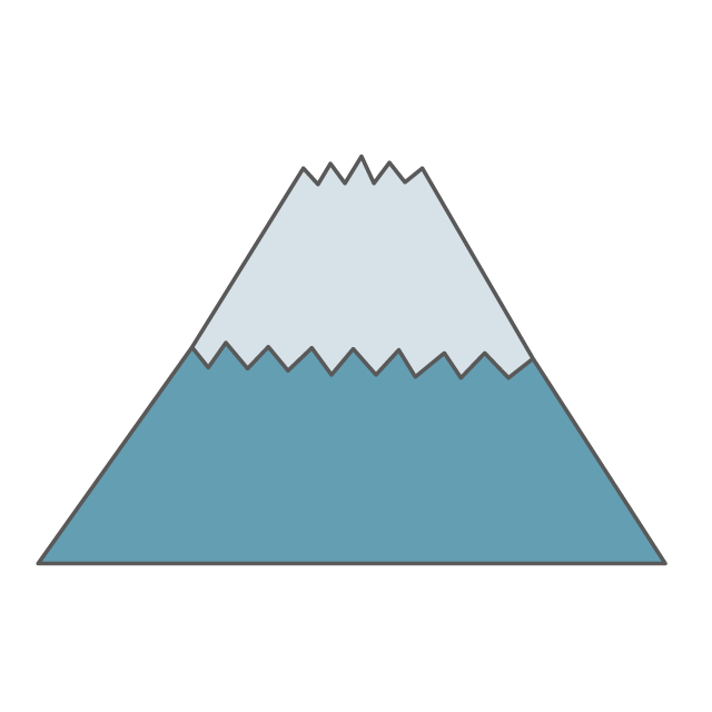 富士山｜マウンテン - 挿絵 / クリップアート / 無料 / 家電 / 乗り物 / 動物 / 家具 / イラスト / ダウンロード
