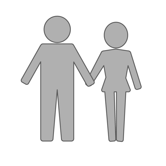 男｜女 - 挿絵 / クリップアート / 無料 / 家電 / 乗り物 / 動物 / 家具 / イラスト / ダウンロード