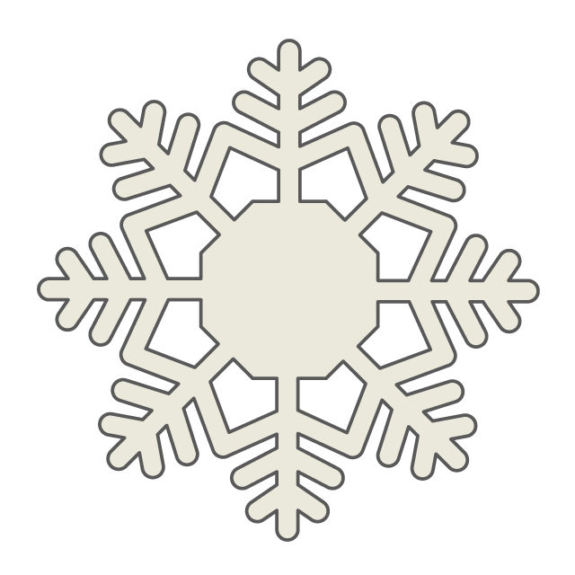 雪｜結晶 - 挿絵 / クリップアート / 無料 / 家電 / 乗り物 / 動物 / 家具 / イラスト / ダウンロード