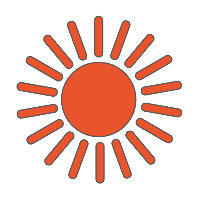 晴れ｜太陽 - 挿絵 / クリップアート / 無料 / 家電 / 乗り物 / 動物 / 家具 / イラスト / ダウンロード