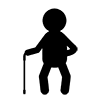 Elderly Housing with Care / Nursing Care Facility --Icon ｜ Illustration ｜ Free Material ｜ Transparent Background