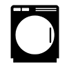 Coin laundry --Icon ｜ Illustration ｜ Free material ｜ Transparent background