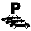 Parking ｜ Parking Lot ｜ Icon ｜ Illustration ｜ Free Material ｜ Transparent Background
