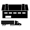 Warehouse ｜ Inventory Management --Icon ｜ Illustration ｜ Free Material ｜ Transparent Background