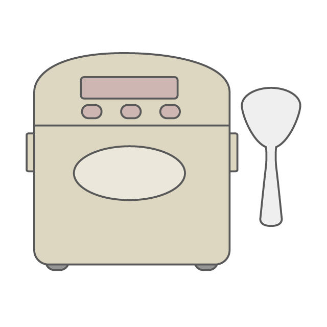 炊飯器｜すいはんき - 挿絵 / クリップアート / 無料 / 家電 / 乗り物 / 動物 / 家具 / イラスト / ダウンロード