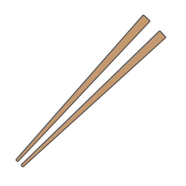 はし｜箸 - 挿絵 / クリップアート / 無料 / 家電 / 乗り物 / 動物 / 家具 / イラスト / ダウンロード