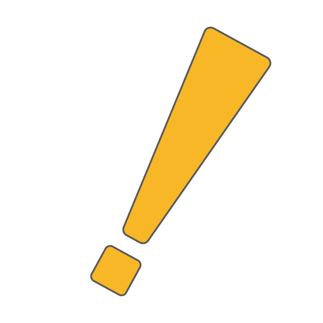 注意｜びっくりマーク - 挿絵 / クリップアート / 無料 / 家電 / 乗り物 / 動物 / 家具 / イラスト / ダウンロード