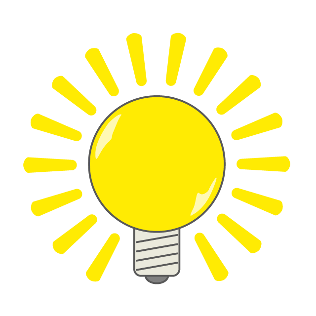 電球｜ひらめき - 挿絵 / クリップアート / 無料 / 家電 / 乗り物 / 動物 / 家具 / イラスト / ダウンロード