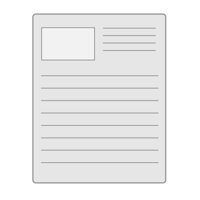 書類｜ノート｜メモ｜紙｜手紙｜文章｜ホームページ - 挿絵 / クリップアート / 無料 / 家電 / 乗り物 / 動物 / 家具 / イラスト / ダウンロード