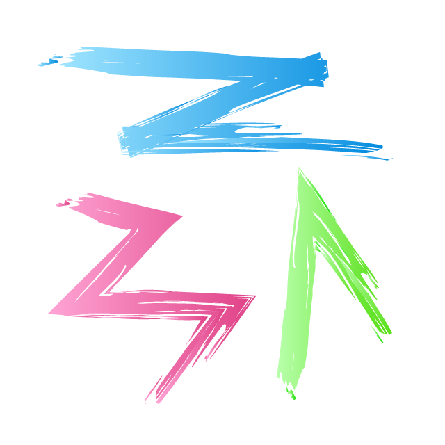 かすれた線｜デザイン要素｜青｜赤色｜緑｜グラデーション｜3色 - 挿絵 / クリップアート / 無料 / 家電 / 乗り物 / 動物 / 家具 / イラスト / ダウンロード