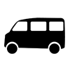 Light car ｜ Small car ｜ Truck ｜ Cargo carrying --Icon ｜ Illustration ｜ Free material ｜ Transparent background