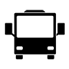 Bus ｜ Large ｜ Travel ｜ Transportation ｜ Icon ｜ Illustration ｜ Free material ｜ Transparent background