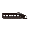 Shinkansen ｜ Railway ｜ Train ｜ Transportation --Icon ｜ Illustration ｜ Free material ｜ Transparent background