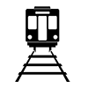 Train ｜ Railway ｜ Railroad ｜ Transportation ｜ Icon ｜ Illustration ｜ Free material ｜ Transparent background