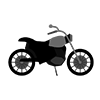 Motorcycle ｜ Motorcycle ｜ Speed ​​｜ Motorcycles ｜ Icons ｜ Illustrations ｜ Free Material ｜ Transparent Background