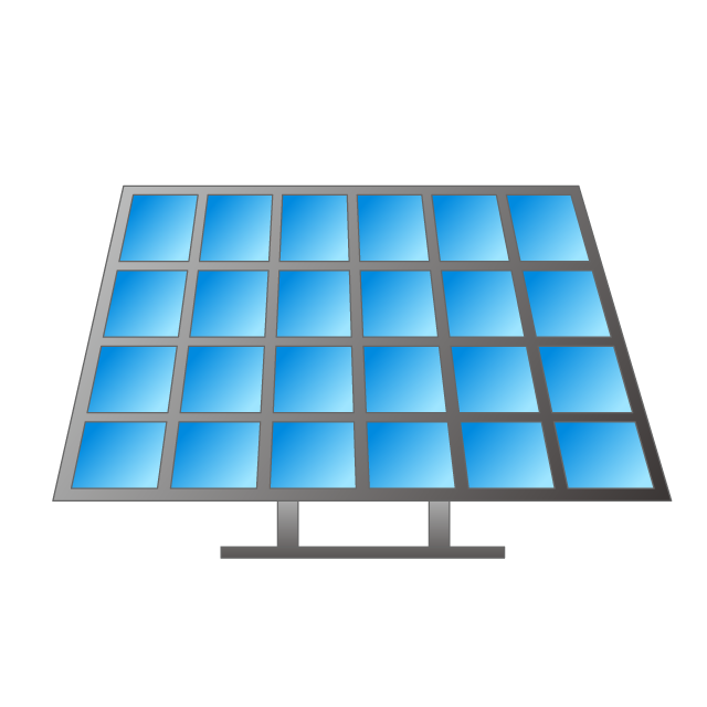 ソーラーパネル｜太陽光パネル｜ソーラー発電｜太陽エネルギー｜ソーラーシステム｜環境｜自然エネルギー - 挿絵 / クリップアート / 無料 / 家電 / 乗り物 / 動物 / 家具 / イラスト / ダウンロード