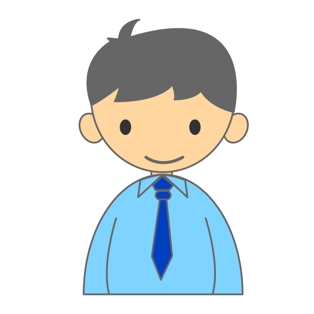 男性｜ハンサム｜シンプル｜ネクタイ｜男前｜かっこいい｜人物 - 挿絵 / クリップアート / 無料 / 家電 / 乗り物 / 動物 / 家具 / イラスト / ダウンロード