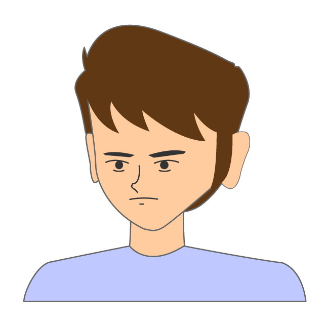 ハンサム｜男性｜色男｜イケメン｜青年｜成人男性｜人物 - 挿絵 / クリップアート / 無料 / 家電 / 乗り物 / 動物 / 家具 / イラスト / ダウンロード