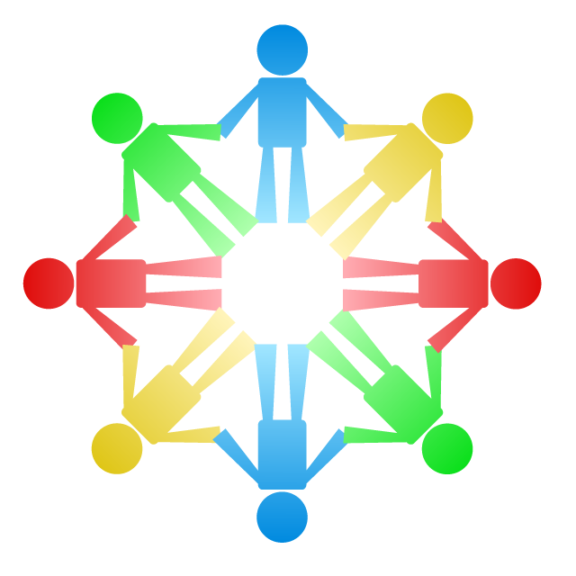 手を繋ぐ人々｜コミュニケーション｜ソーシャルネットワーキング｜インターネット社会｜現代｜ソーシャルネットワーク｜コミュニティ - 挿絵 / クリップアート / 無料 / 家電 / 乗り物 / 動物 / 家具 / イラスト / ダウンロード