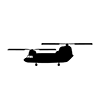 Self-Defense Forces Helicopter ｜ Air Self-Defense Force ｜ Ground Self-Defense Force ｜ Maritime Self-Defense Force --Icon ｜ Illustration ｜ Free Material ｜ Transparent Background