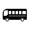 小型バス｜移動バス｜自動車｜移動 - アイコン｜イラスト｜フリー素材｜背景透明