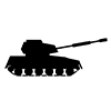 Tank-Icon ｜ Illustration ｜ Free material ｜ Transparent background