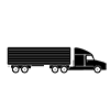 Truck ｜ Large-Icon ｜ Illustration ｜ Free material ｜ Transparent background