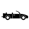 Open car ｜ Car ｜ Icon ｜ Illustration ｜ Free material ｜ Transparent background