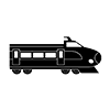 Shinkansen ｜ Train ｜ Icon ｜ Illustration ｜ Free material ｜ Transparent background