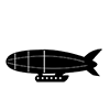 Balloon Ship-Icon ｜ Illustration ｜ Free Material ｜ Transparent Background