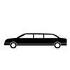 Limousine --Icon ｜ Illustration ｜ Free material ｜ Transparent background