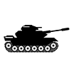 Tank-Icon ｜ Illustration ｜ Free material ｜ Transparent background