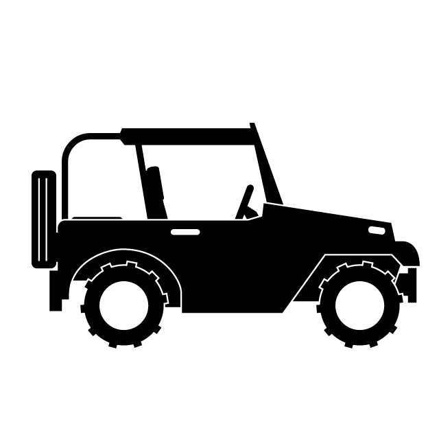 Car Jeep Icon Illustration Free Material Transparent Background