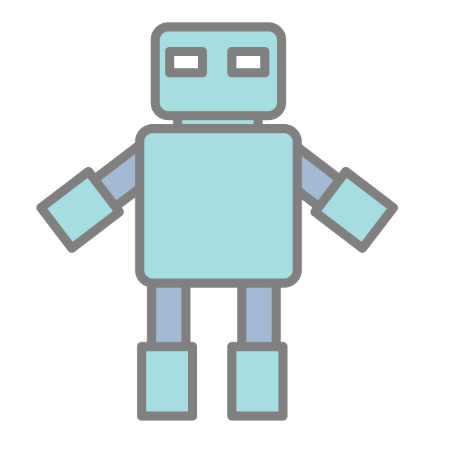 おもちゃ｜ロボット - 挿絵 / クリップアート / 無料 / 家電 / 乗り物 / 動物 / 家具 / イラスト / ダウンロード